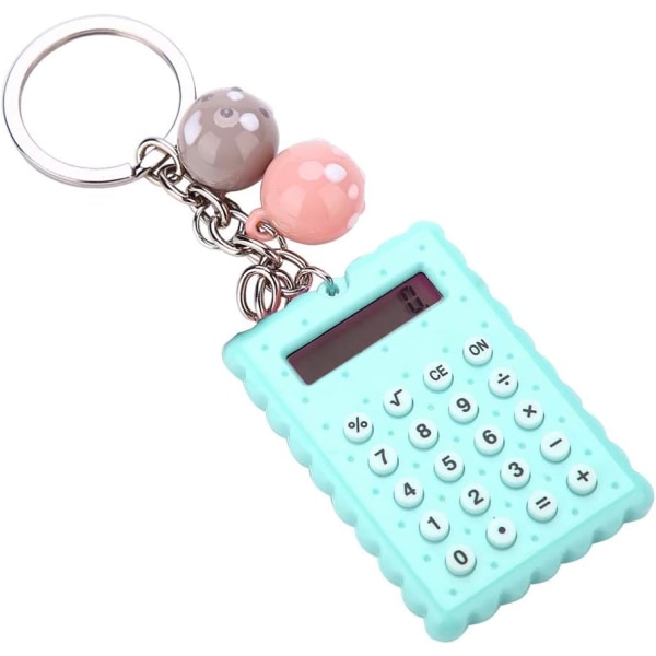 Mini Handheld Calculator, 2 i 1 Biscuit Shape Handheld Calculato