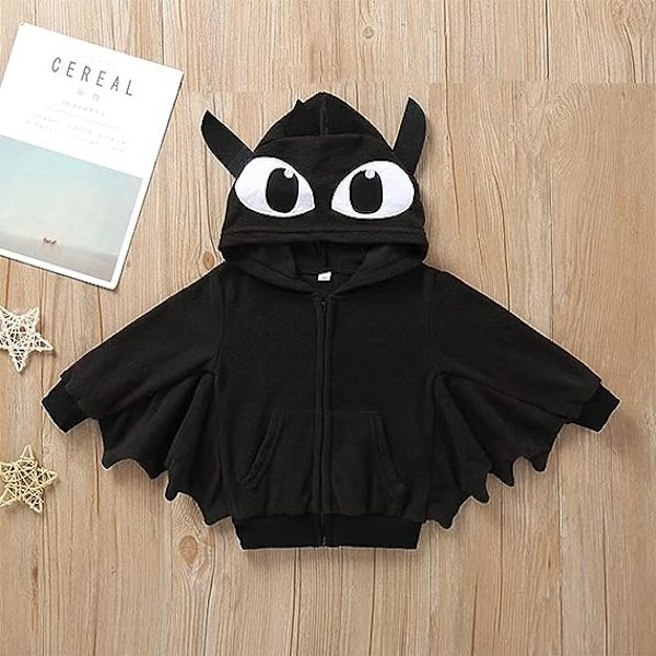 Toddler Baby Boy Girl Halloween Kostume Batwing Style Cosplay Clo