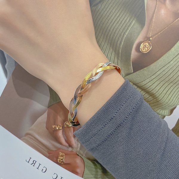 2-delt sett for både menn og kvinner til å bruke fargerike armbånd og