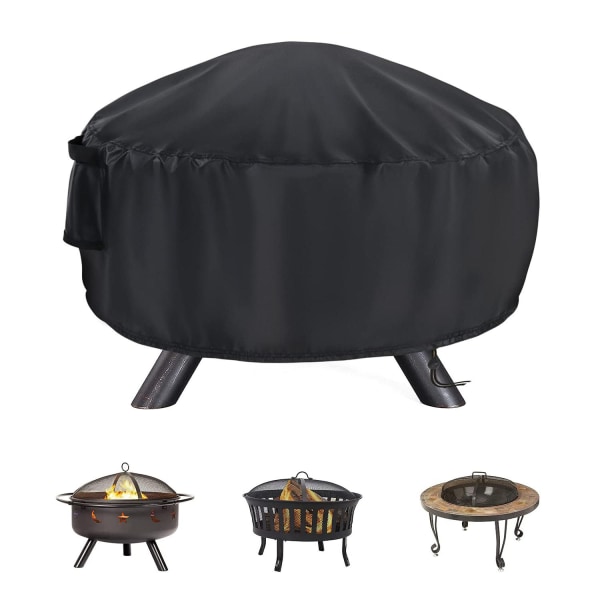Svart 38 '' * 20 '' cirkulär, spislock, groplock, utomhus spis