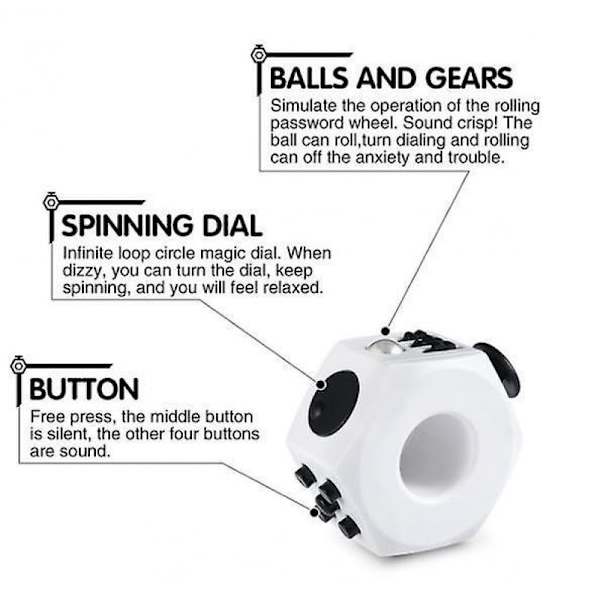 Fidget Rings Jouets Pop it Cube