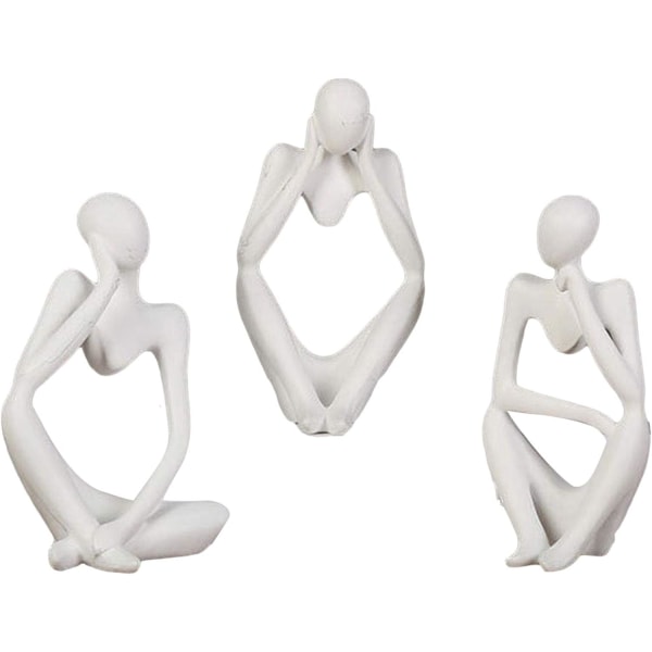 Thinker Statue - Resin Character Figurines Thinker People Abstrac