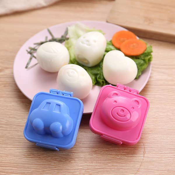 6 stk. plast eggform, sushi risform