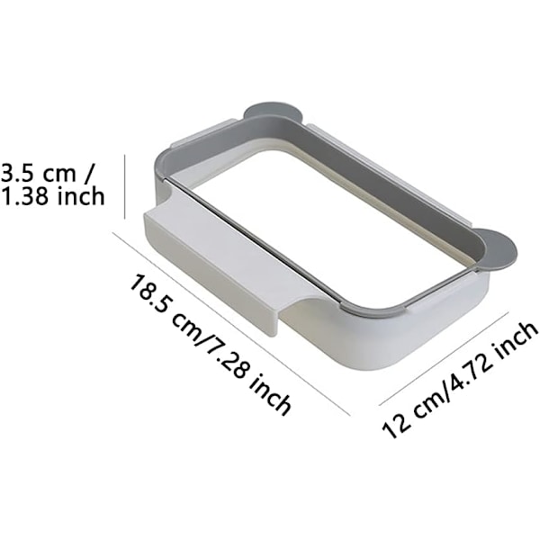 2 stk søppelposeholder, kjøkken søppelposeholder, hengende søppel