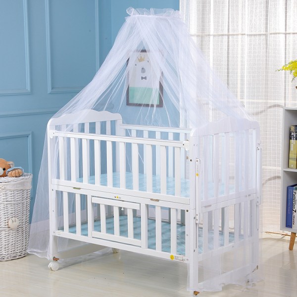 Baby Polyester Sängvagga Canopy Princess Newborn Mu