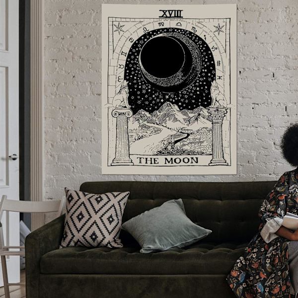 1 kpl K/B Tarot/Astrologia-kortti seinävaate itämaiseen P