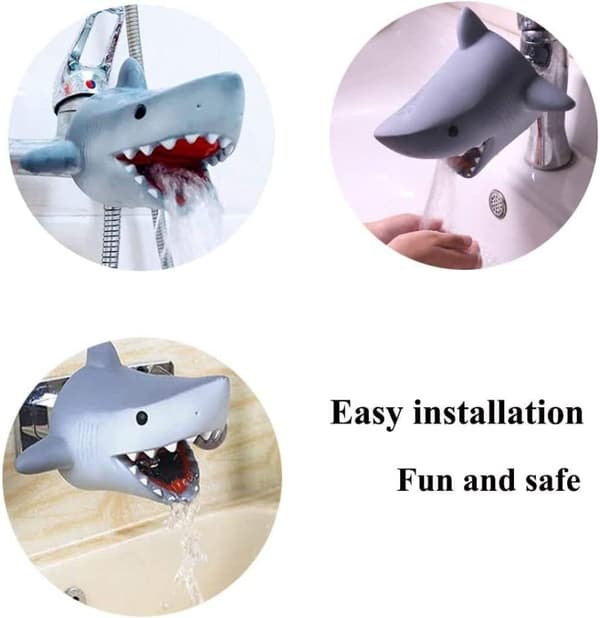 Shark kranförlängare, badkarsförlängare, barnkran,