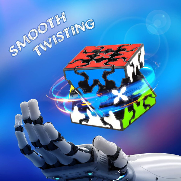 QY Toys 3x3 Gear Cube 3x3x3 Speed ​​Magic 3D Gear Puzzle Magic Sp