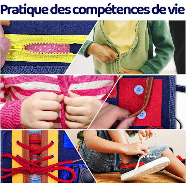 Aktivitetsplade, Sensorisk Plade, Montessori Plade, Acti