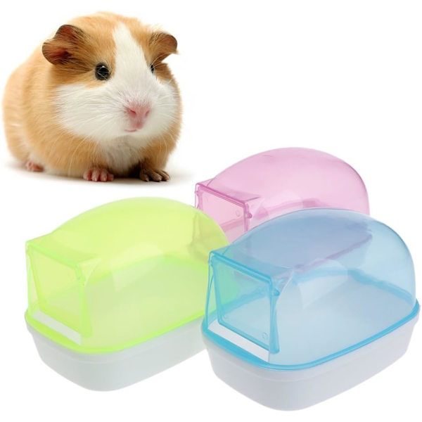 3 hamster badrum hushåll bad sand bastu plast toalett skål