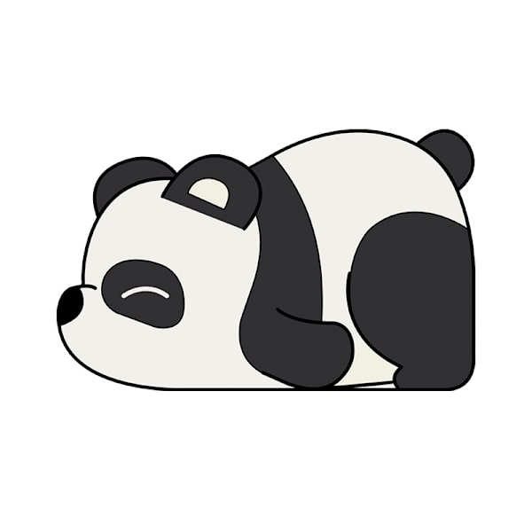 Mjuk diatoméjord toalett dörr panda golvmatta 50 * 80cm, ba
