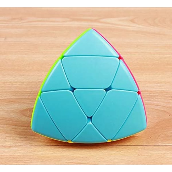 Klistremerkeløs Mastermorphix 3X3 Magisk kube Master pyramorphix Puslespill
