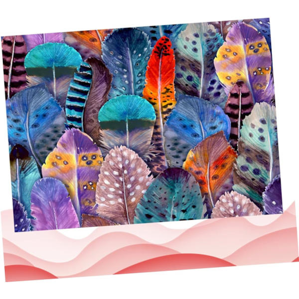 feather 1Pc 200X150CM Gobeläng Strandhandduk Vägg Dusch Gardiner Ta