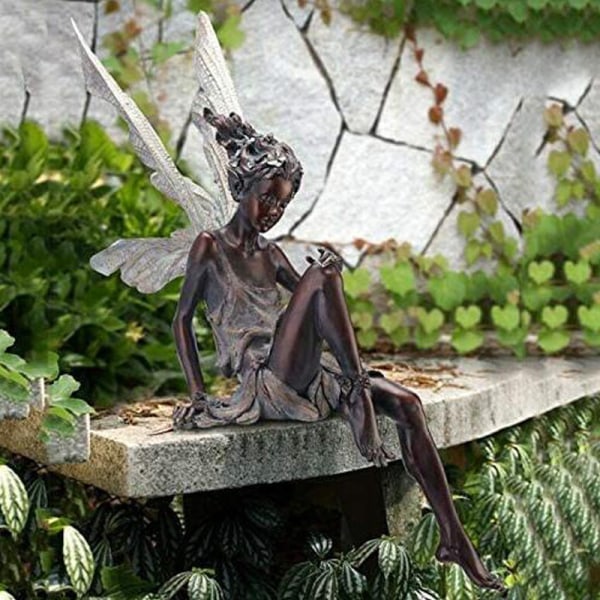 Puutarhakoriste Taikamagical Fairy Sitting, Tudor ja Turek Sitting Re