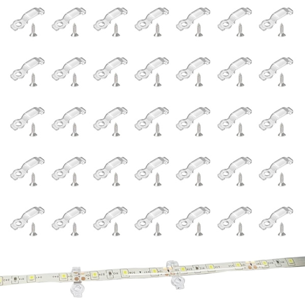 100 st remsor för LED-remsor, anslutningsklämma för LED-remsor