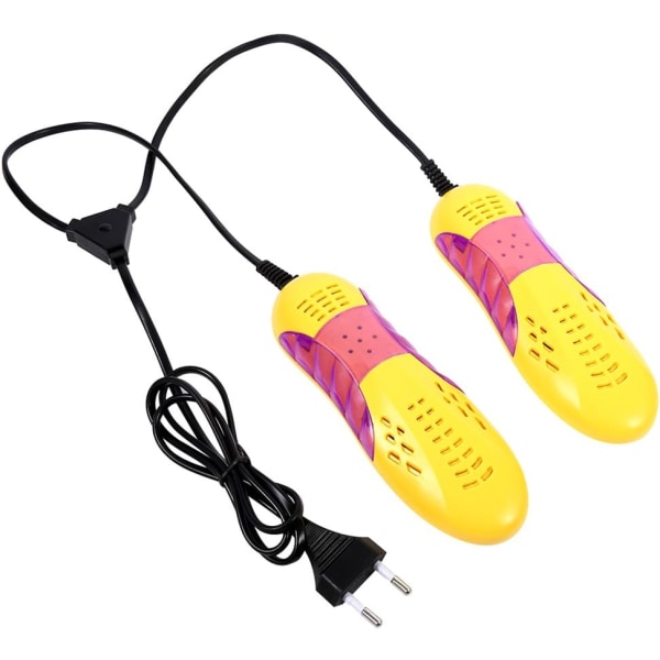 JS skotørrer, elektrisk støvletørrer varmer sko og fjerner lugt