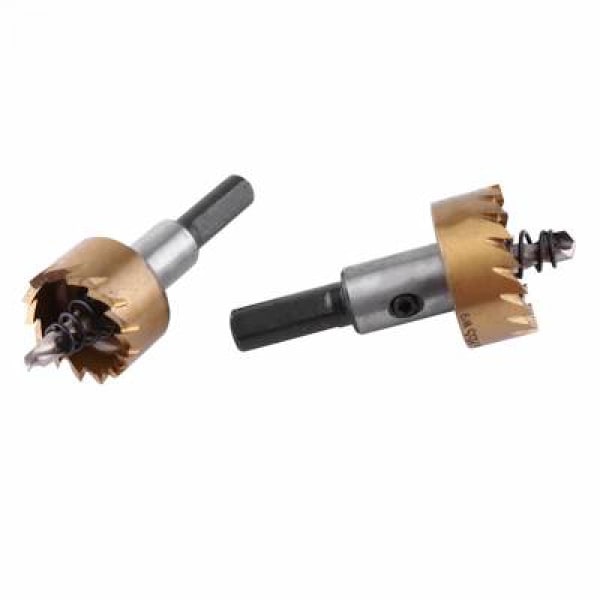 5 stk. 16-30mm HSS titanium hulsavssæt, metalbearbejdningsværktøjer