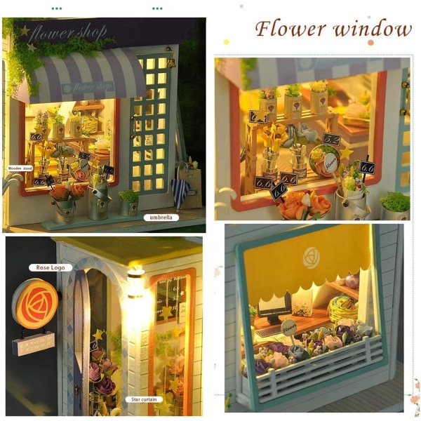 Miniatyrdockhusmöbler, Trädockhus DIY-kit Plus och