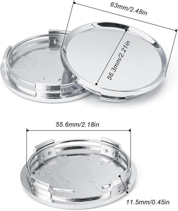 Bildekk Deksel Nav Deksel 63MM OD 59MM Snap-o