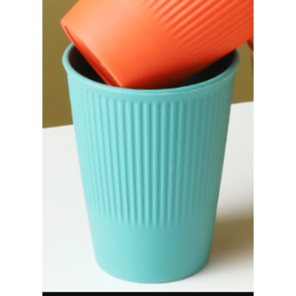 300 ml, mörkgrön, okrossbar mugg, återanvändbar plastmugg, portabel