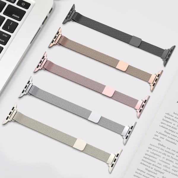 Apple Watch-rem 38mm 40mm 41mm, rustfritt stål