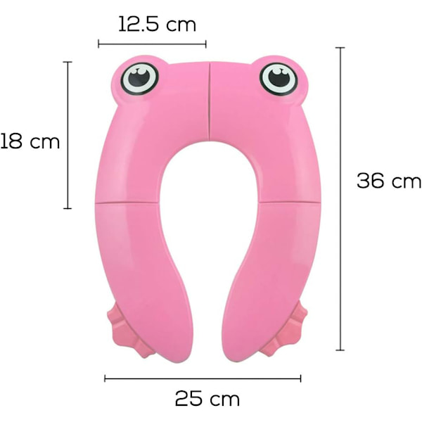 Børnefoldbar rejsetoiletreduktion bærbar babytoiletsæde Com