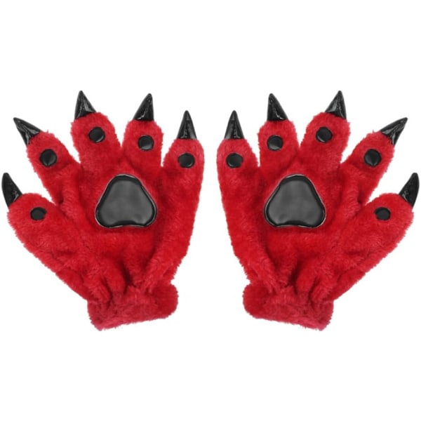 Paw Claw Gloves Handskar Vinter Söt Tjock Unisex Animal Claw Hand