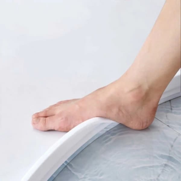 Bad Hvit - Vannstopper Vannholder stripe - 200cm - Dusj