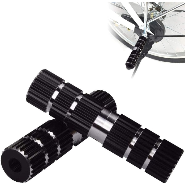 Aluminum Alloy Non-Slip Bike Pegs, BMX Pegs, Cylindrical Foot Peg