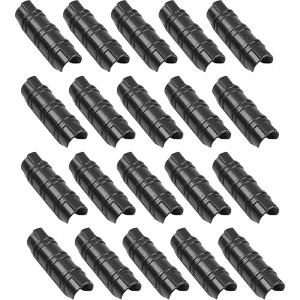 20 stk. 20 mm Plast Rørklemmer til Drivhusramme, Plast Have Co