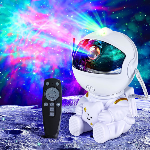 Astronautprojektor Galaxy Astronaut Star-projektor med 6 moduser