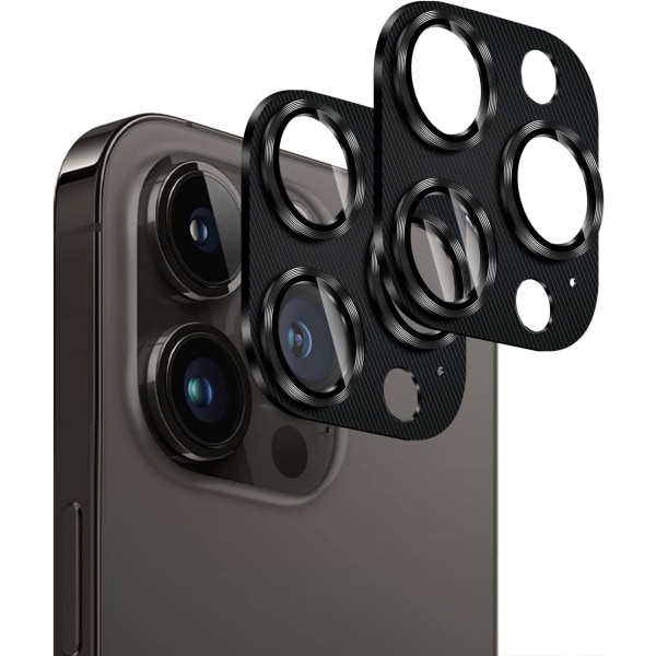 Svart rygg kameraskydd för iPhone 14 Pro/ iPhone 14 Pro Max,