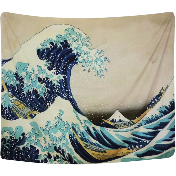Vægtapet, Great Wave off Kanagawa Vægophæng med Natur A