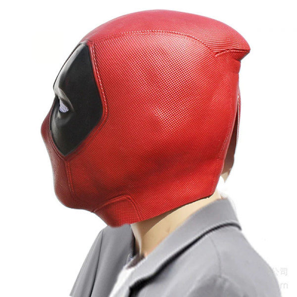 Deadpool Cosplay Maske Wade Winston Wilson Latex Myk Film Morsom A