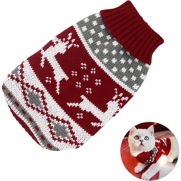 1st varm hundtröja, katthundskläder, jultröja för husdjur, Sof