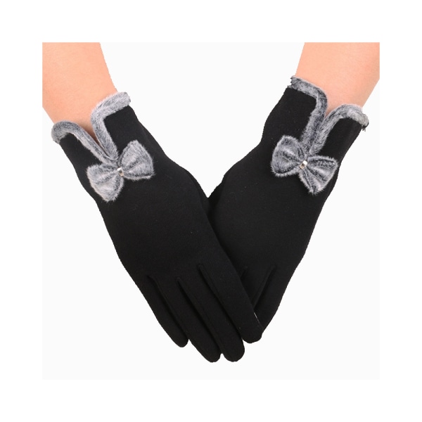 Women Gloves Cute Lovely Elastic Winter Warm Touch Screen Gloves