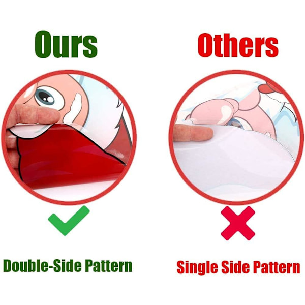 Jouluikkunatarrat, jouluikkunatarrat, DIY-joulu