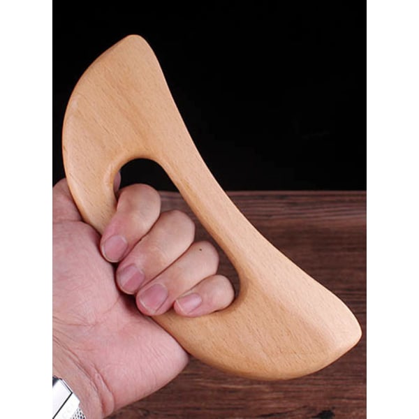 1 stk. træterapi Gua sha massageværktøj