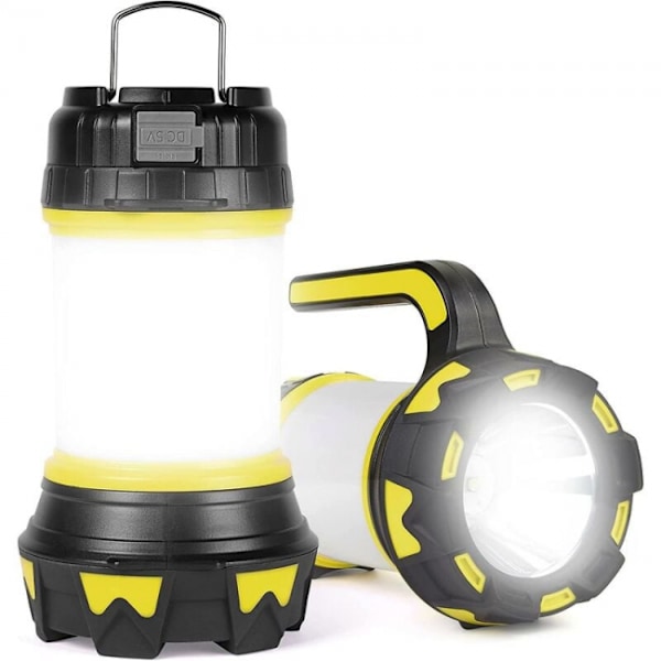 Uppladdningsbar LED-lykta, 1000 lumen 4000mah 360 campinglampa, R