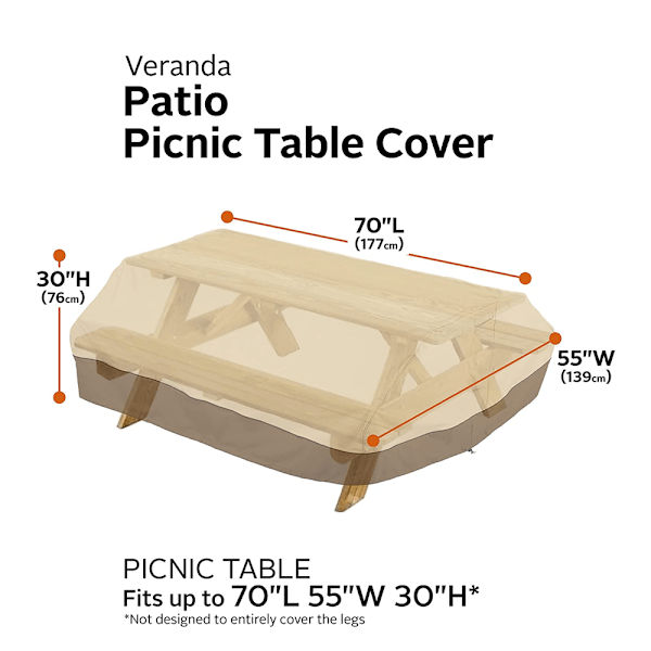 Veranda Picknickbordsskydd
