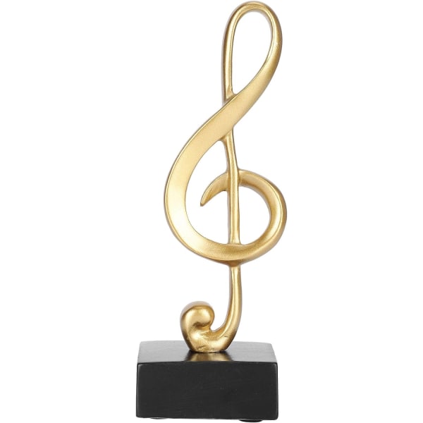 Music Note Statue Sculpture Figurine Symbol Resin Ornaments Home