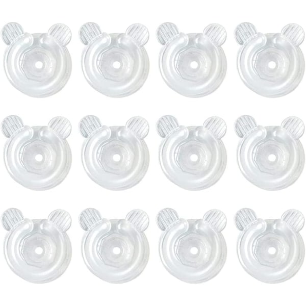 Duvet Cover Clips,12 PCS Clear Comforter Clips Plastic Duvet Hold