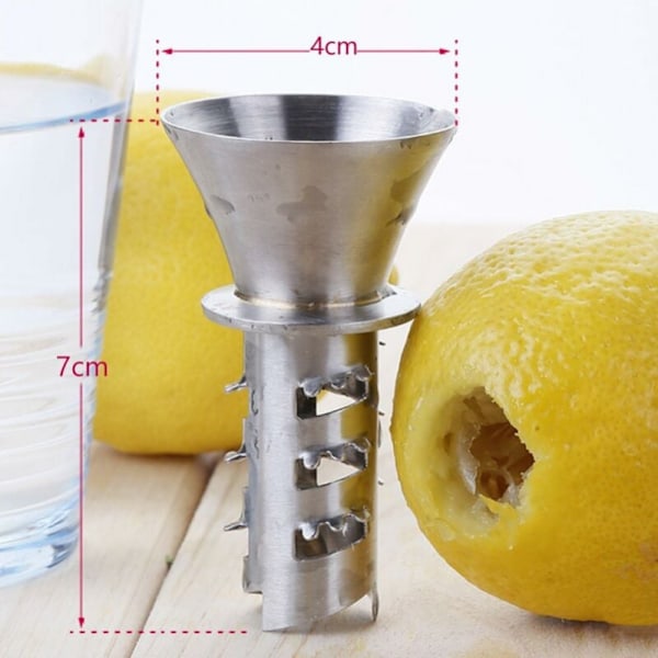 Citronpress: Set med 2 Citruspressar, Mini Manuell Citrusjuice