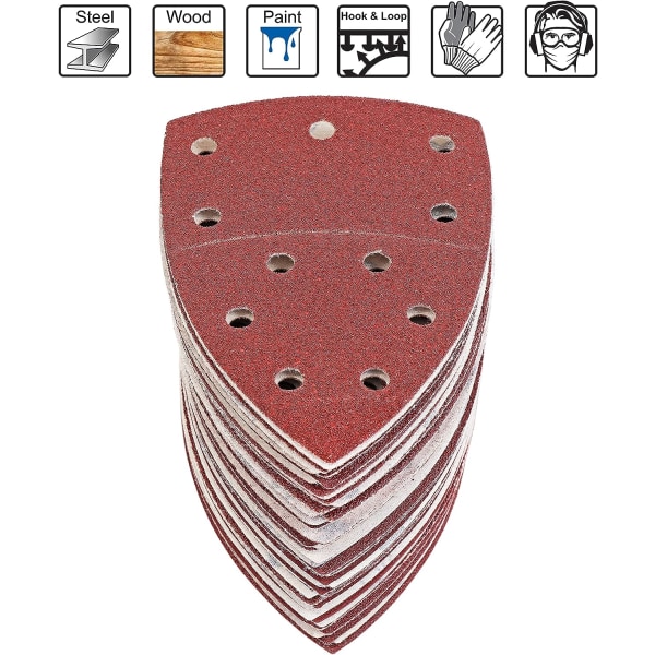 S&R 60 Triangulära Sandpapper Triangulär Slipsand Delta Sand