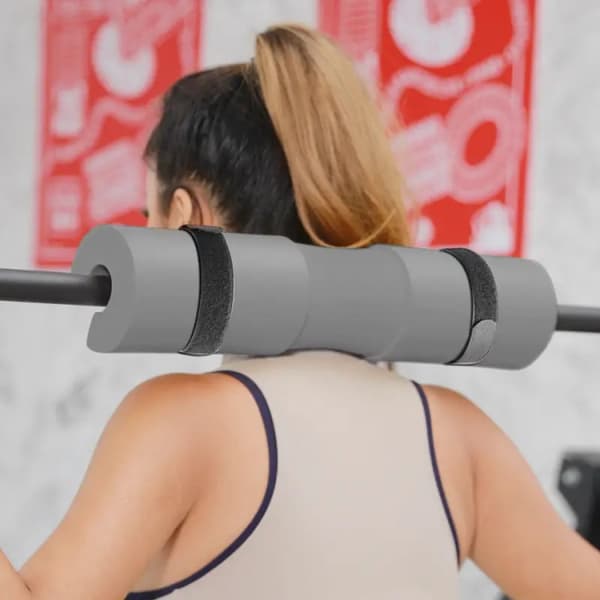 1 kpl Barbell-kyykkykaulan tukipehmuste, musta