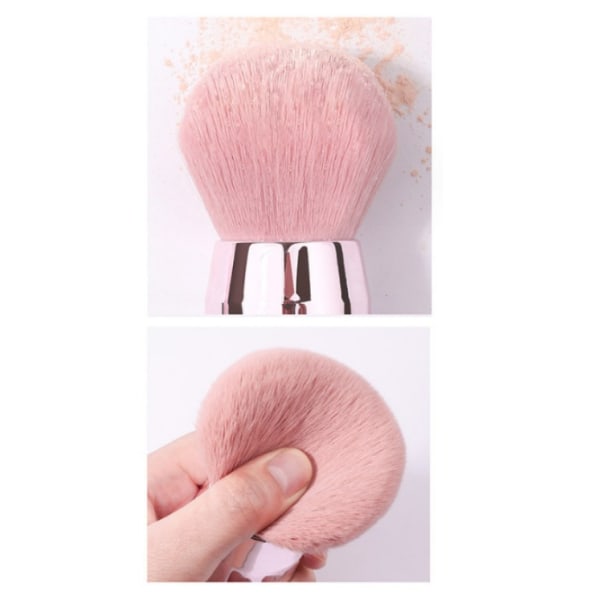 1 STK (Pink) Negle Dust Pensel, Nail Manicure Paint Cleaning Pensel en