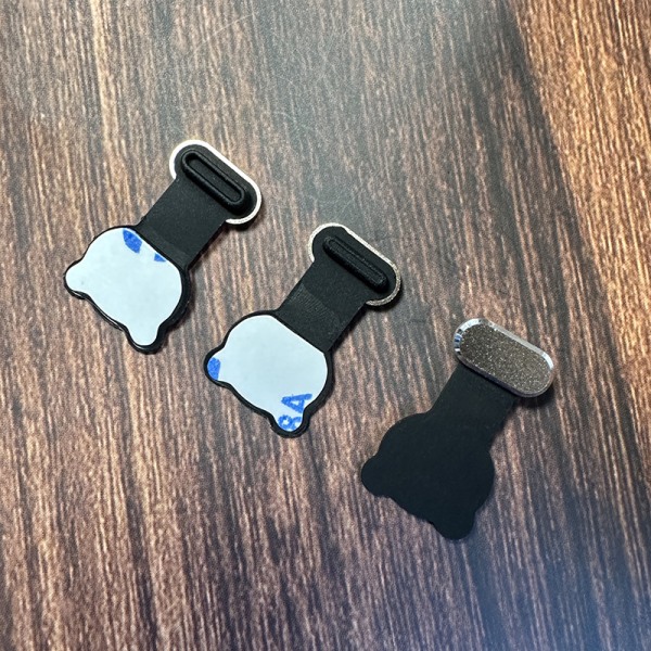 Sininen set , jossa 3 silikonista pölynestopistoketta USB C -porttiin An