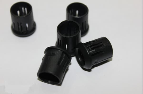 5mm LED 50stk Lampholder Diodeholder Svart Nylonklips Bezel Montering