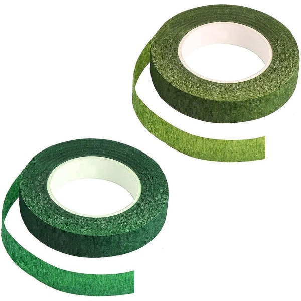 Blomstertape 2 ruller Bukettbånd for Blomsterhandlere Tape for Corsages