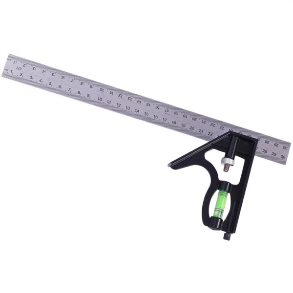 Svart 120mm och 300mm kombinationsfästen - metriska enheter - unive